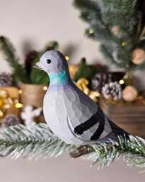 Handcrafted Clip-On Bird Ornaments Vibrant Christmas Tree Decor - thumbnail 1