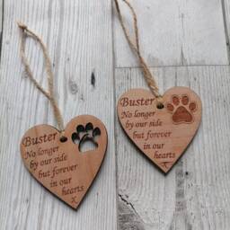 Personalised Pet Dog Memorial Christmas Decoration, Remembrance Bauble - thumbnail 3