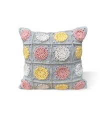 style Crochet Pillow Granny Square New Home Gift - thumbnail 1