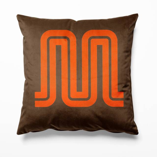 Gmpte Big M Bus Cushion Velvet 45cm X Cushions Pillows Limited Edition - image 1