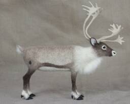 Made To Order Needle Felted Reindeer/Caribou Custom Needle Felted Animal Sculpture