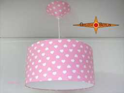 Pink Pendant Lamp With Hearts Hanna Childrens Hanging Heart - thumbnail 2