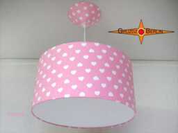 Pink Pendant Lamp With Hearts Hanna Childrens Hanging Heart - thumbnail 3