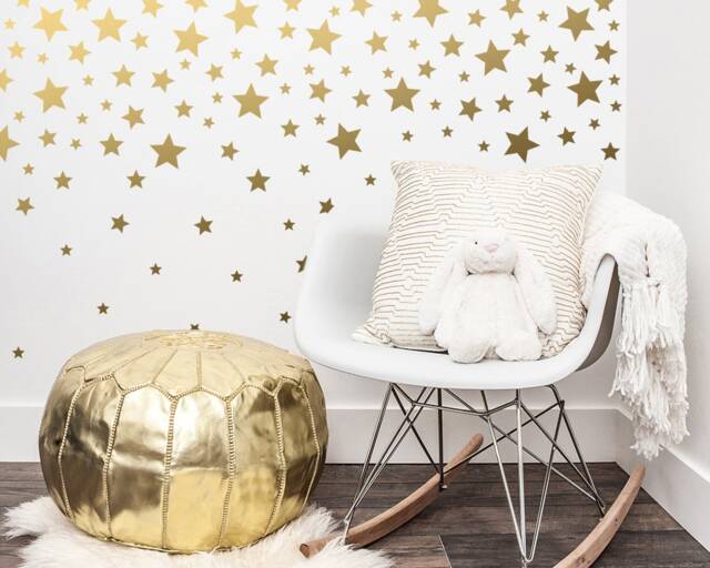 Star Wall Decals - Nursery Decals, Stickers, Decor, Kids Room Decor - image 1