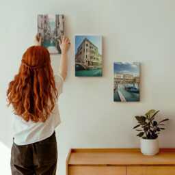 3 Piece Canvas Set - Views Of Venice With Canals & Urban Architecture, Turquoise Wall Art, Travels Decor