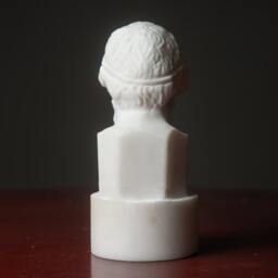 Marble Bust Of Homer Statue Carved Greek Marble Figurine Artist Sculpture - thumbnail 3