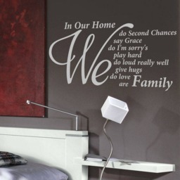Family Quote Vinyl Wall Art Sticker Home Decor Decal - thumbnail 3