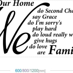 Family Quote Vinyl Wall Art Sticker Home Decor Decal - thumbnail 2