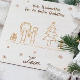 Children's Drawing As A Gift, Children's Artwork, By Your Child, Christmas Present, Gift For Grandma & Grandpa - thumbnail 2