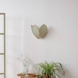 Flower Wall Lamp - Eucalyptus & Gold - thumbnail 2