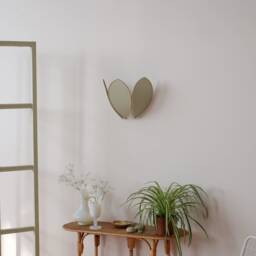 Flower Wall Lamp - Eucalyptus & Gold - thumbnail 4