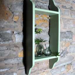 Green Wall Shelf Cubby Storage Unit