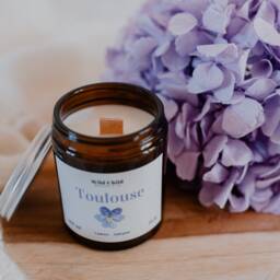 Toulouse/Natural Candle Scented With Violet - thumbnail 3