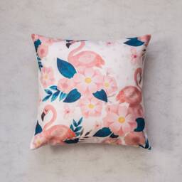 Flamingo Blossom Pillow Cover, Cushion Covers, Cushion, Throw Pillow, Coverchristmas Gift Idea - thumbnail 1
