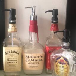 Jack Daniels Liquor Bottle Soap Dispenser Tennesse Honey Fire - thumbnail 3