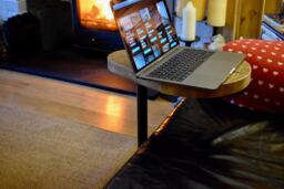 Reclaimed Scaffold Board Laptop Sofa Table, Side/End Table