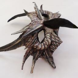 Owl Half Mask, Woodland Creature, Night Owl, Brown, Wearable, Unique Paper Mache - thumbnail 3