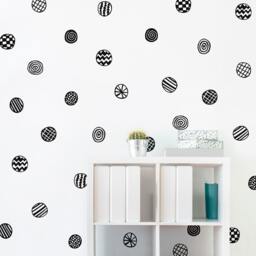 Contrast Dots - Peel-And-stick Wall Decals Mej