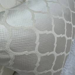 "Luxury Cushion Cover, Geometric Pillow Designer Throw For Ivory Bedding, Modern Lumbar Pillowcase, 12"" X 20" - thumbnail 2