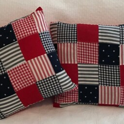 Decorative Pillow - 14 Inches X Throw Patriotic Patchwork Pattern - thumbnail 3
