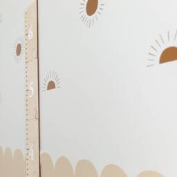 Growth Chart Ruler 3D - Playroom Decor Wood 1st Birthday Gift Nursery Signs Kids Wall Art New Baby - thumbnail 3