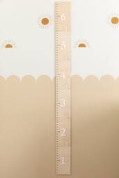 Growth Chart Ruler 3D - Playroom Decor Wood 1st Birthday Gift Nursery Signs Kids Wall Art New Baby - thumbnail 1