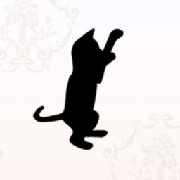 Set Of 3 Black Cats Silhouettes Playful Kitties Wall Vinyl Decal Home Interior Art Decor - thumbnail 2