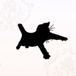 Set Of 3 Black Cats Silhouettes Playful Kitties Wall Vinyl Decal Home Interior Art Decor - thumbnail 3