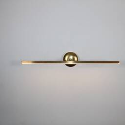 Bathroom Wall Sconce, Light, Mid Century Modern, Brass Prism Vanity Fixture, Modern Mirror Light - thumbnail 2