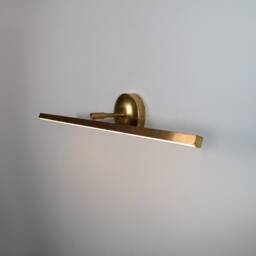 Bathroom Wall Sconce, Light, Mid Century Modern, Brass Prism Vanity Fixture, Modern Mirror Light - thumbnail 3