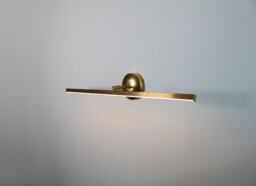 Bathroom Wall Sconce, Light, Mid Century Modern, Brass Prism Vanity Fixture, Modern Mirror Light - thumbnail 1