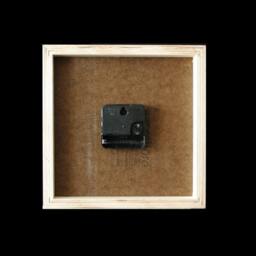 Architect Inspired Black & Orange Contemporay Art Clock - thumbnail 3