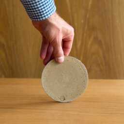 Handmade Stoneware Soap Dish - White Glaze Pottery Bathroom Accessory - 12cm Width - thumbnail 3