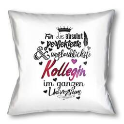 Decorative Cushion For The Absolutely Most Perfect Colleague - thumbnail 2