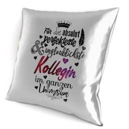 Decorative Cushion For The Absolutely Most Perfect Colleague - thumbnail 3
