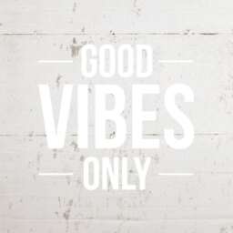 "Good Vibes Only Wall Decal Sticker Inspirational Quote Art Decor Motivation - 28"" Wide X 26" - thumbnail 3
