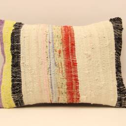 Pillow Cover - Classic Kilim -Sofa -Ticking Geometric -Home Decor- Cotton Decorative -14x20 Feet-Throwpillow Be235 - thumbnail 2
