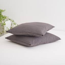 Linen Pillow Cover, Pillowcase, Cushion Throw Pillow, Soft Bed Washed Cover - thumbnail 1