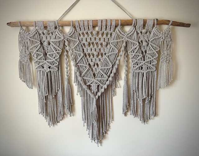 Large Macrame Wall Hanging - Handmade - image 1