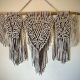 Large Macrame Wall Hanging - Handmade - thumbnail 2