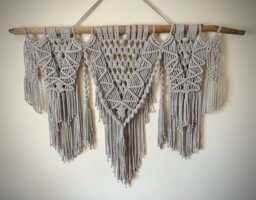Large Macrame Wall Hanging - Handmade