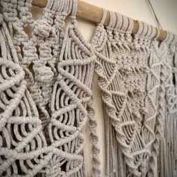 Large Macrame Wall Hanging - Handmade - thumbnail 3