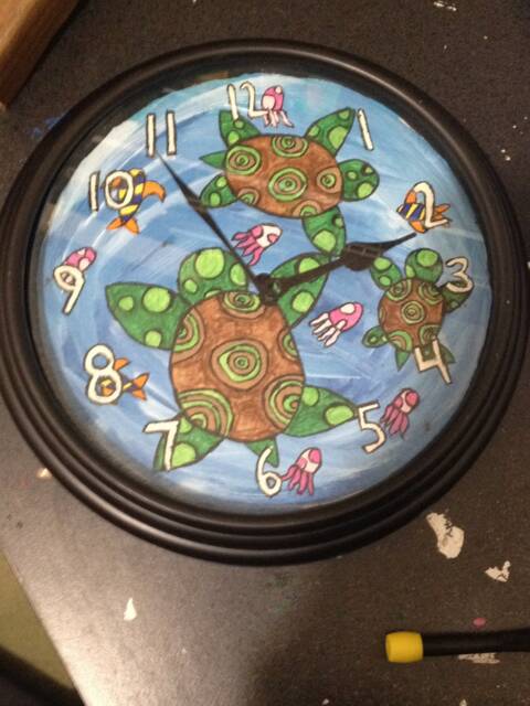 Sea Turtle Clock
