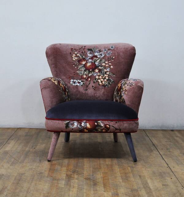 Gobelin Armchair - Gray & Brown - image 1