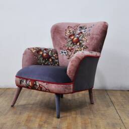 Gobelin Armchair - Gray & Brown - thumbnail 2