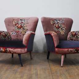 Gobelin Armchair - Gray & Brown - thumbnail 4