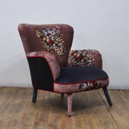 Gobelin Armchair - Gray & Brown - thumbnail 3