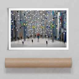 Night City Park Art Print - thumbnail 4