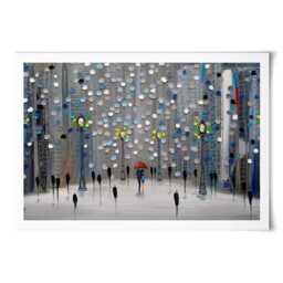 Night City Park Art Print - thumbnail 1