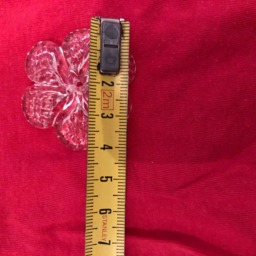 Rosette, Flowers Or Rose , Spare Parts in Murano Blown Glass, Transparent - thumbnail 4